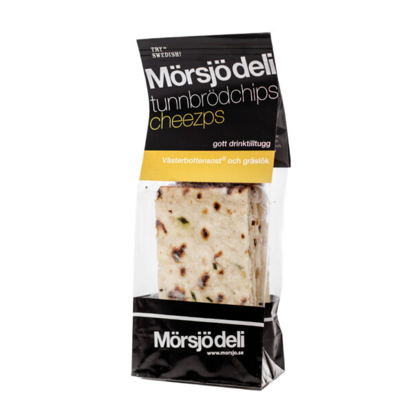 Mörsjö deli tunnbrödchips cheezps, 70 gram förpackning