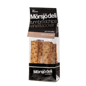 Mörsjö deli tunnbrödchips kanel & socker, 85 gram förpackning