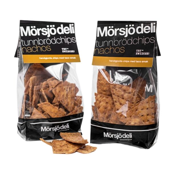 Mörsjö deli tunnbrödchips nachos, 2 x 200 gram förpackning