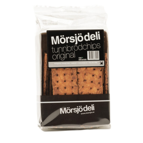 Mörsjö deli tunnbrödchips original, 170 gram flowpackförpackning