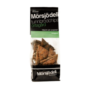 Mörsjö deli tunnbrödchips örtagård, 100 gram förpackning